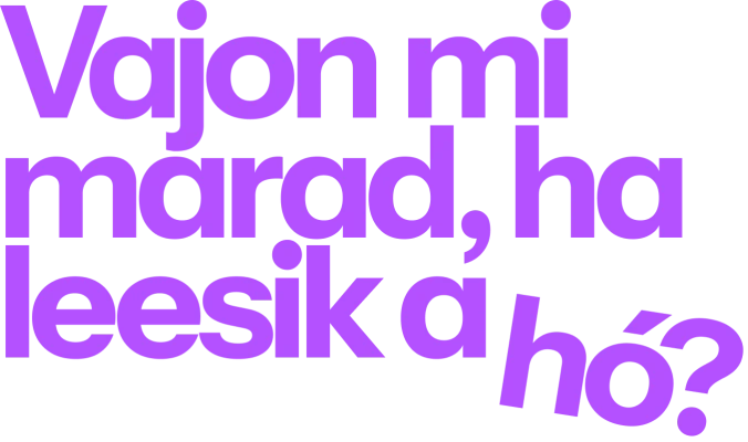 Vajon mi marad, ha leesik a hó?